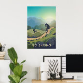 Fahre BMX Reisen Poster (Heimbüro)