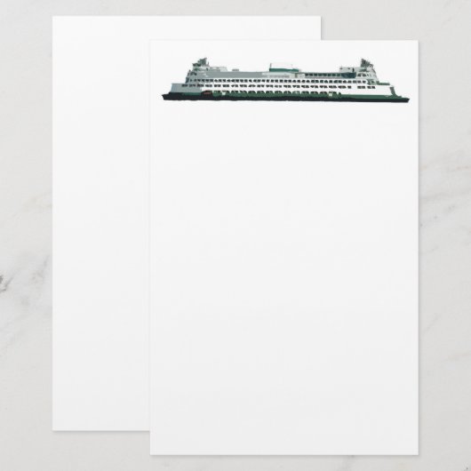 Fähre! Briefpapier (Vorne/Hinten)