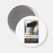 Fähre Cote D'Azur Magnet (Vorderseite/Rückseite)