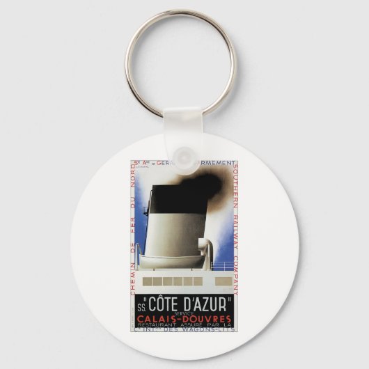 Fähre Cote D'Azur Schlüsselanhänger (Vorderseite)