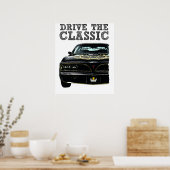 fahre den klassischen Pontiac Firebird Poster (Küche)