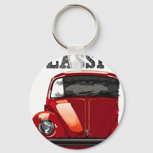 Fahre den klassischen-VW Käfer Schlüsselanhänger
