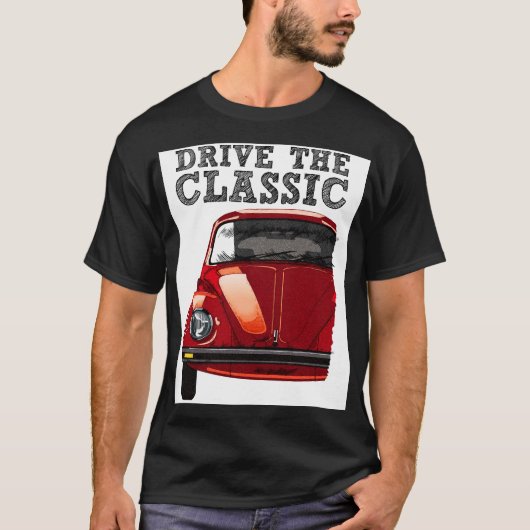 Fahre den klassischen-VW Käfer T-Shirt (Vorderseite)