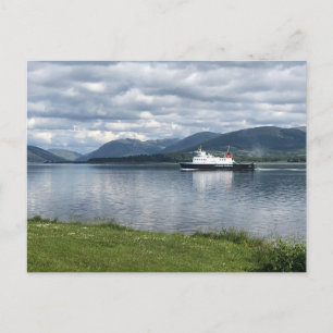 Fähre fährt in die Rothesay Bay, Insel Bute ein Feiertagspostkarte