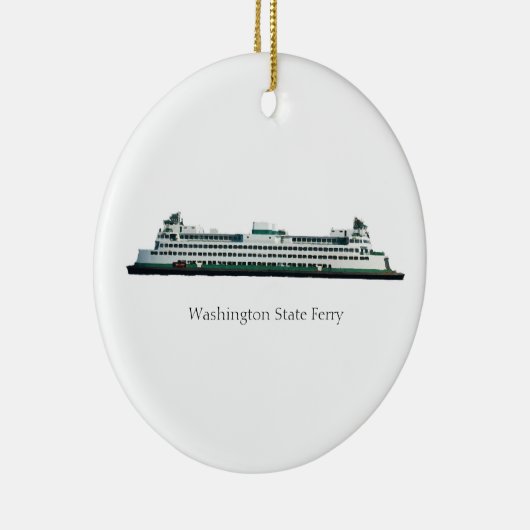 Fähre Keramik Ornament (Rechts)