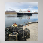 Fähre nach Islay in Schottland Poster (Vorne)