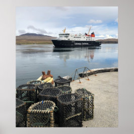 Fähre nach Islay in Schottland Poster