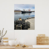 Fähre nach Islay in Schottland Poster (Küche)