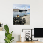 Fähre nach Islay in Schottland Poster (Heimbüro)