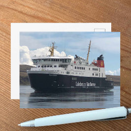 Fähre nach Islay in Schottland Postkarte