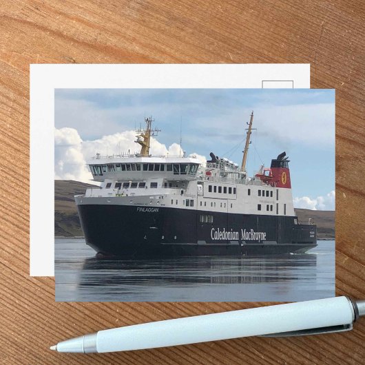 Fähre nach Islay in Schottland Postkarte