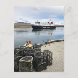 Fähre nach Islay in Schottland Postkarte