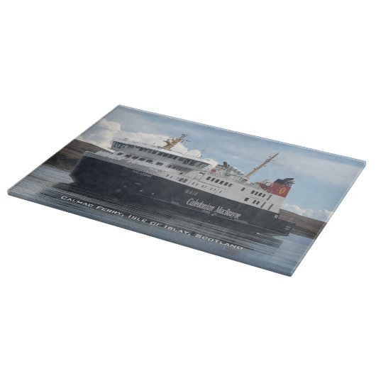 Fähre nach Islay in Schottland Schneidebrett (Ecke)