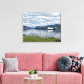 Fähre nach Rothesay Bay, Insel Bute auf einer Leinwanddruck (Insitu (Wohnzimmer))