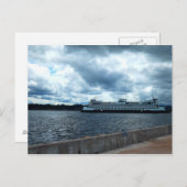 Fähre nach Seattle - Farbe Postkarte (Vorne/Hinten)