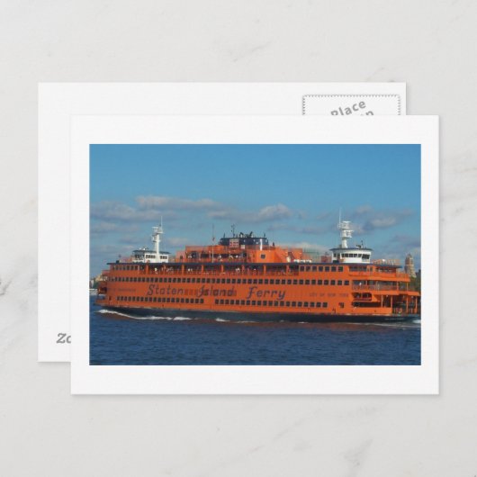 Fähre Postkarte (Vorne/Hinten)