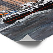 Fähre über die Mersey! Poster (Ecke)