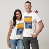 Fähre und Berge - Vashon Insel, T-Shirt (Unisex)
