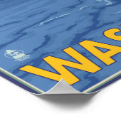 Fähre und Berge - Vashon Island, Poster (Ecke)