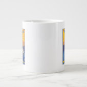 Fähre und Berge - Victoria, BC Kanada Jumbo-Tasse (Vorderseite)