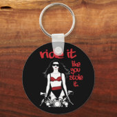 Fahren, als ob du es gestohlen hättest schlüsselanhänger (Vorderseite)