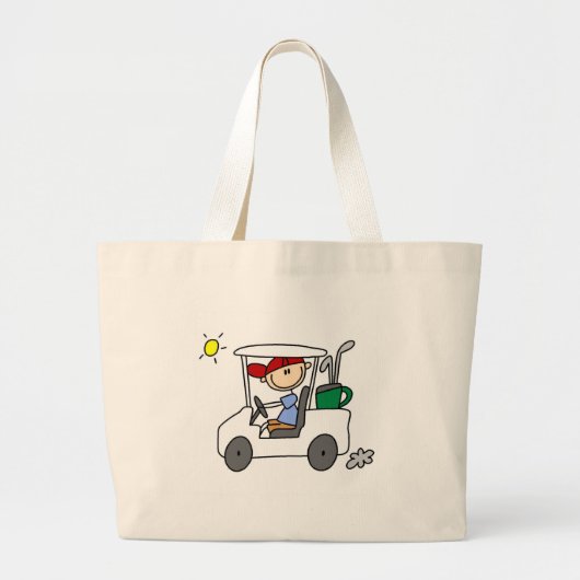 Fahren der Golfmobil-Tasche Jumbo Stoffbeutel (Vorne)