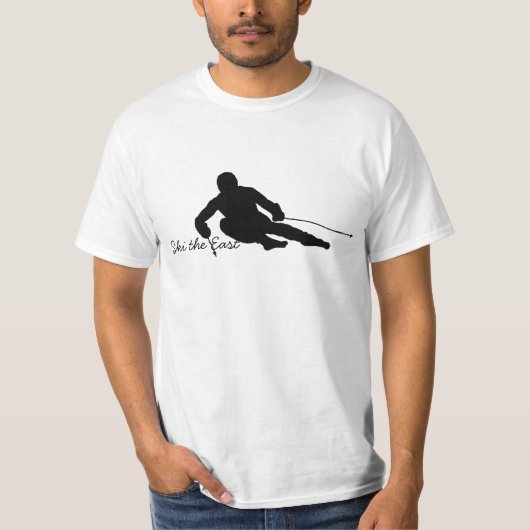 Fahren der Osten Ski T-Shirt (Vorderseite)