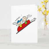 Fahren der Rollercoaster-Karte Karte (Gelbe Blume)