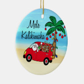 Fahren der tropischen hawaiischen keramik ornament (Rechts)