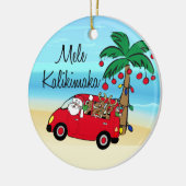 Fahren der tropischen hawaiischen keramik ornament (Links)