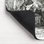 Fahren des Viehs für Miete Mousepad (Ecke)