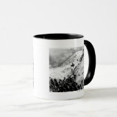 Fahren des Viehs im Winter Tasse (VorderseiteRechts)