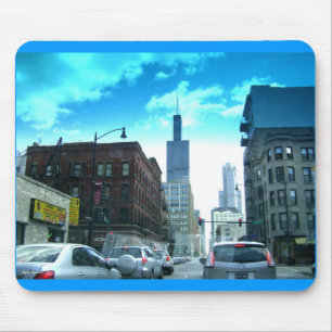 Fahren durch Chicago Mousepad