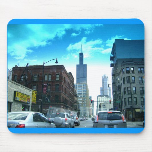 Fahren durch Chicago Mousepad (Vorne)