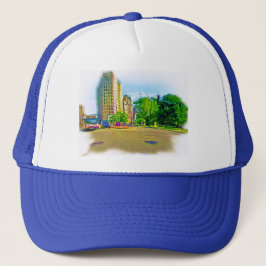 Fahren durch die Lincoln Avenue Truckerkappe