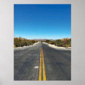 "Fahren durch Joshua Tree." Poster (Vorne)