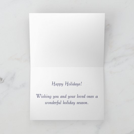 Fähren-Gebäude-Feiertag Feiertagskarte (Innenseite)