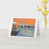 Fähren im Dock Karte (Gelbe Blume)