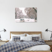 Fahren im Winter Leinwanddruck (Insitu (Schlafzimmer))