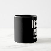 Fahren jetzt später arbeiten zweifarbige tasse (Mittel)