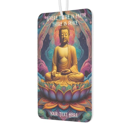 Fahren mit friedlichem Geist Autolufterfrischer (Links)