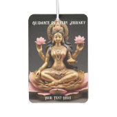 Fahren mit friedlichem Geist Autolufterfrischer (Vorderseite)