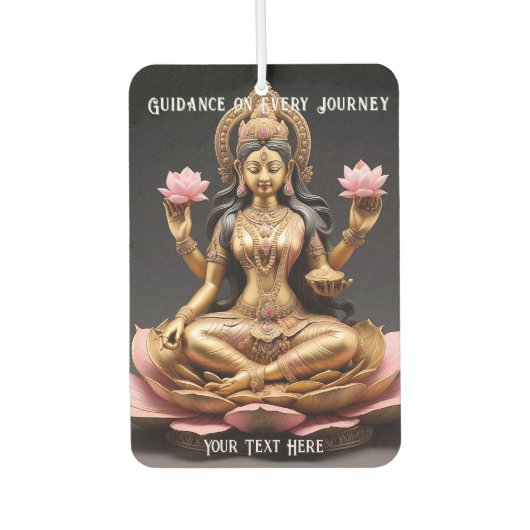 Fahren mit friedlichem Geist Autolufterfrischer (Vorderseite)