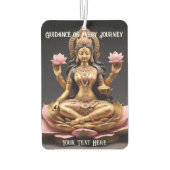 Fahren mit friedlichem Geist Autolufterfrischer (Rückseite)