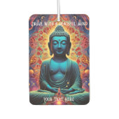 Fahren mit friedlichem Geist Autolufterfrischer (Vorderseite)