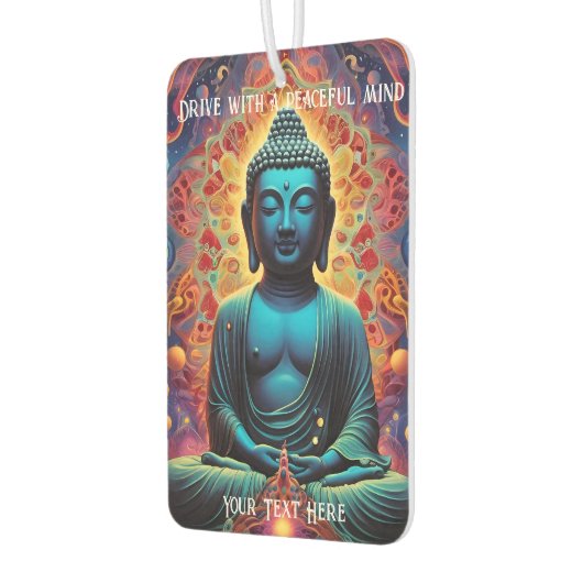 Fahren mit friedlichem Geist Autolufterfrischer (Links)