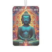 Fahren mit friedlichem Geist Autolufterfrischer (Rückseite)