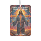 Fahren mit friedlichem Geist Autolufterfrischer (Rückseite)