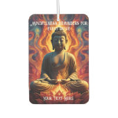 Fahren mit friedlichem Geist Autolufterfrischer (Vorderseite)