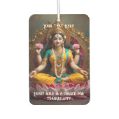 Fahren mit friedlichem Geist Autolufterfrischer (Vorderseite)